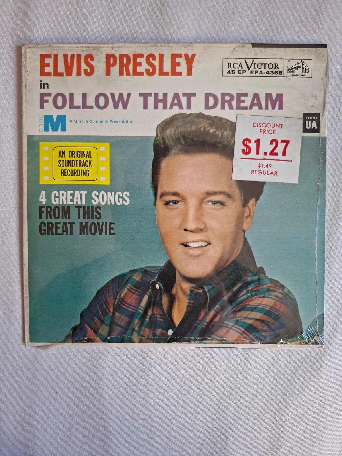 Elvis Presley - Geseald - Follow That Dream EP (1962 ), Ophalen of Verzenden, Nieuw in verpakking, Overige formaten