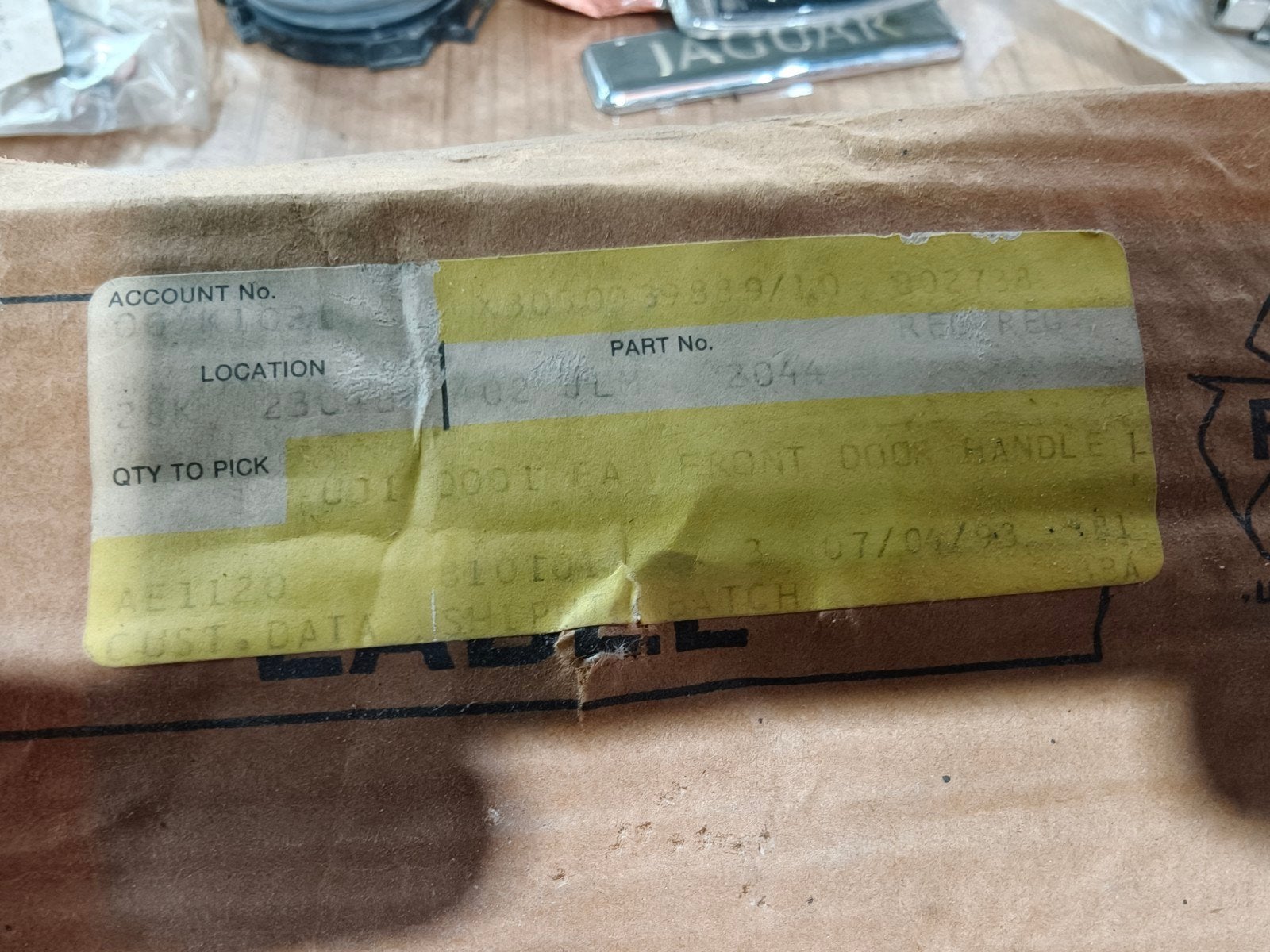 Jaguar XJ40 XJ6 XJ12 Deurklinken Voor Links Rechts Nieuw, Auto-onderdelen, Deur, Ophalen of Verzenden, Jaguar, Nieuw