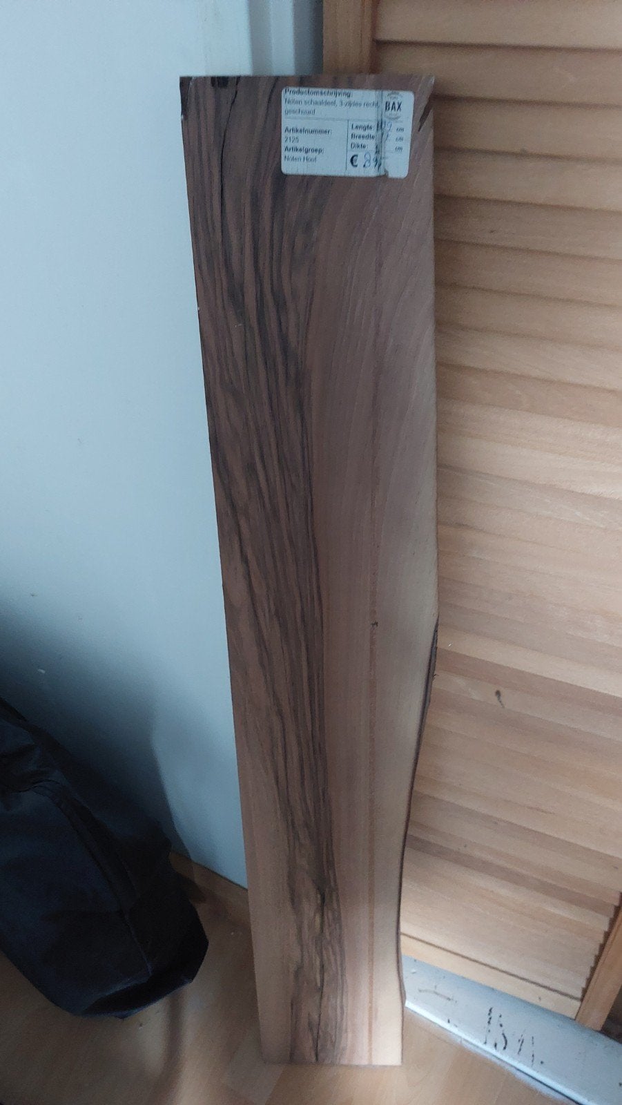 noten houten plank, 25 tot 50 mm, Nieuw, Plank, Ophalen