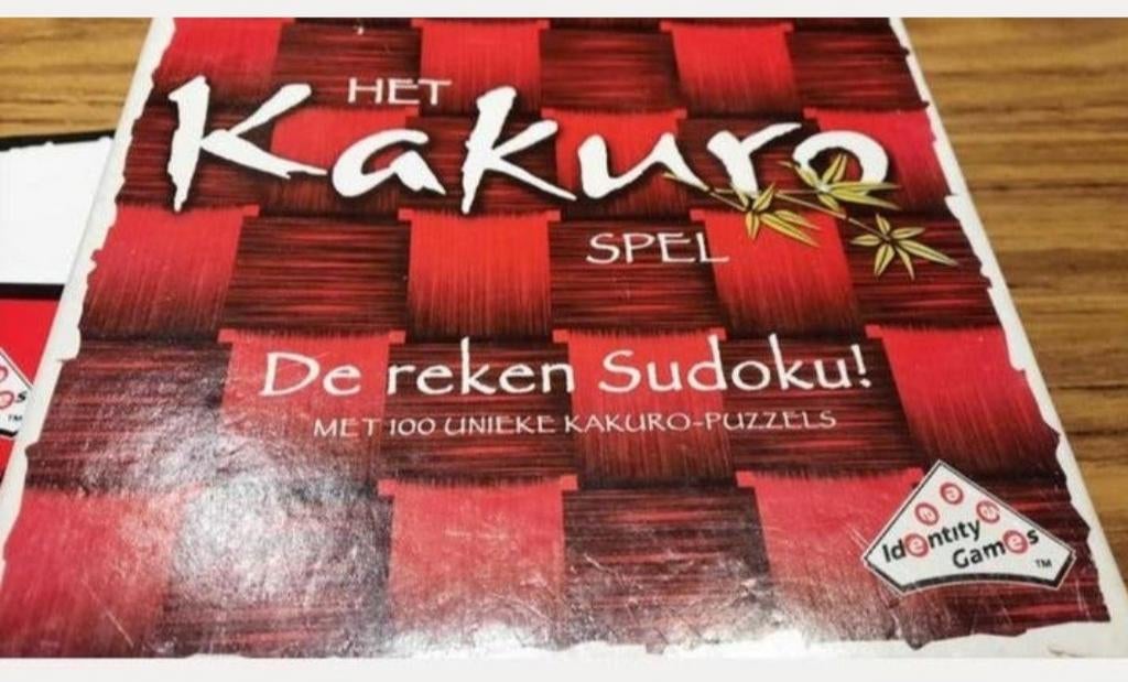 Het Kakuro Spel - De reken Sudoku!, Ophalen of Verzenden, Gebruikt, Identity Games