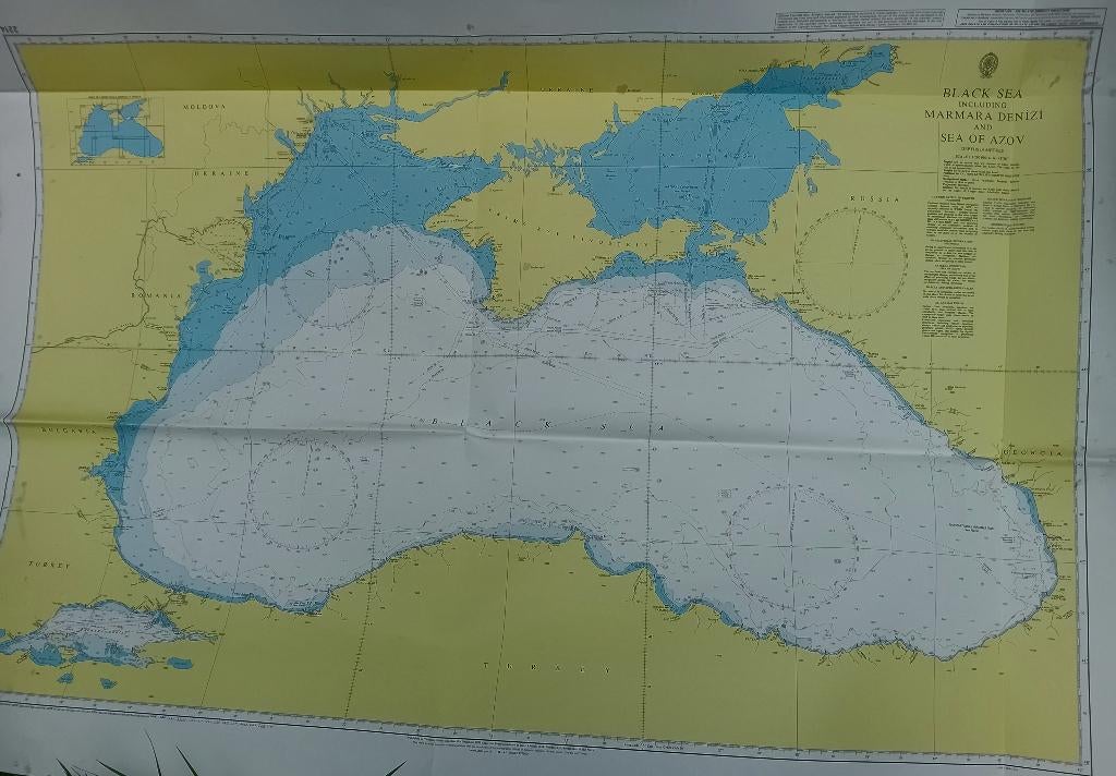 Zeekaarten Zwarte zee., Watersport en Boten, Ophalen of Verzenden, Gebruikt, Overige typen