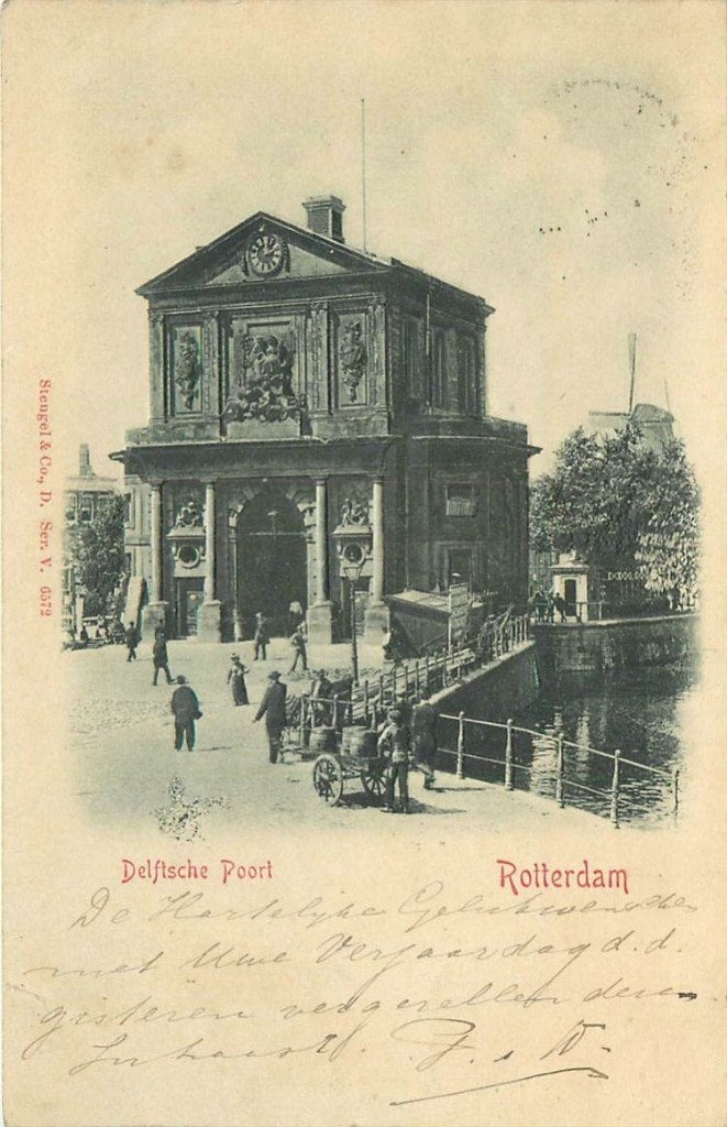 379-243-045 Rotterdam Delftsche Poort, Ophalen of Verzenden, Voor 1920, Zuid-Holland