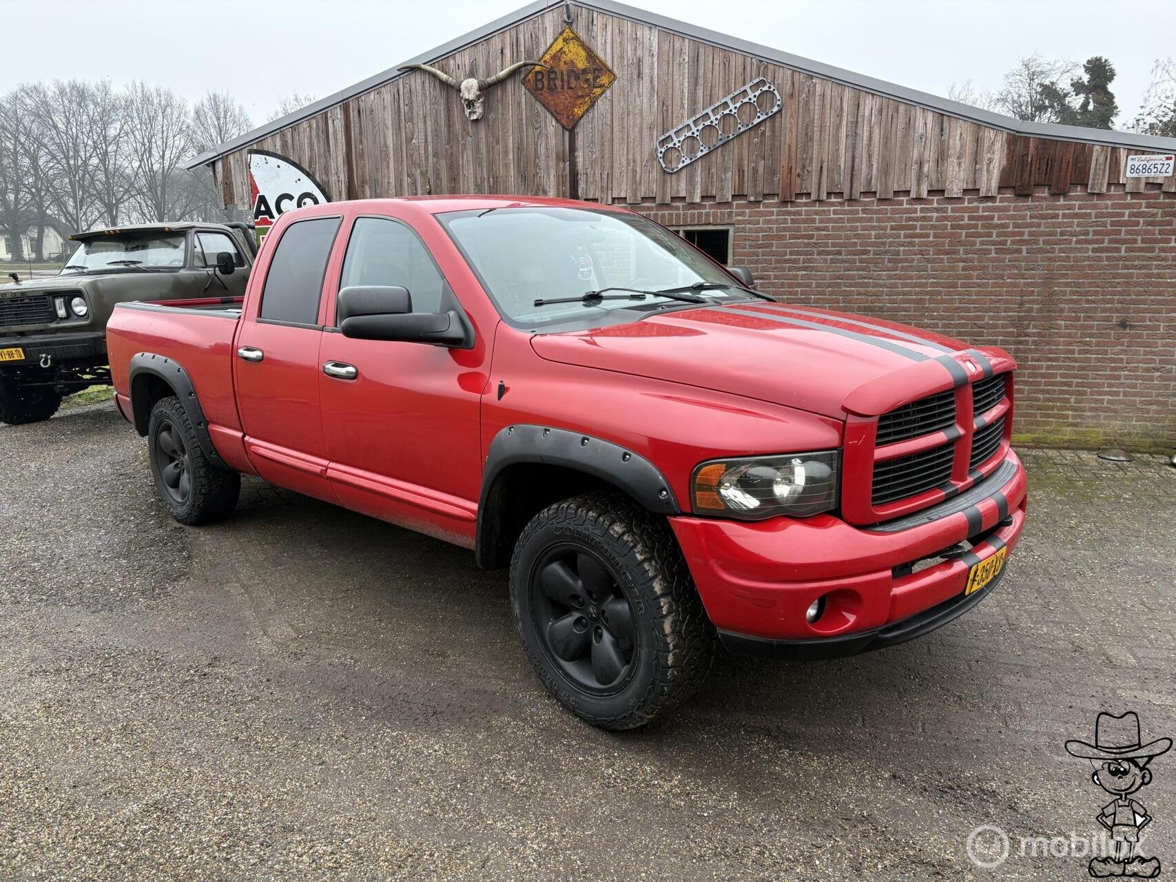 2003 dodge ram 1500 hemi 4x4, Auto's, Euro 2, Gebruikt, 8 cilinders, Bedrijf