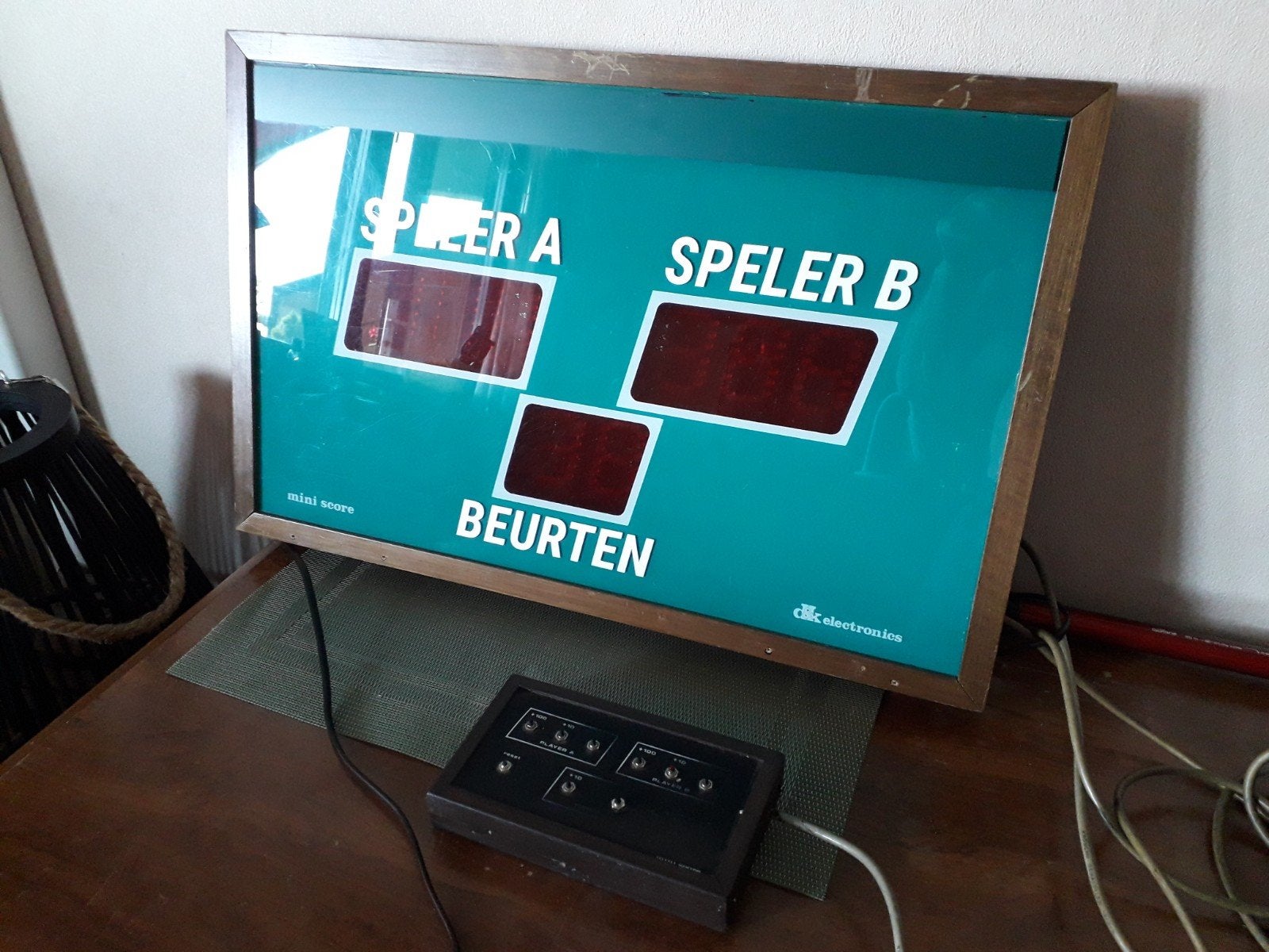 Biljart scorebord met afstandbediening, Ophalen of Verzenden, Biljarttafel