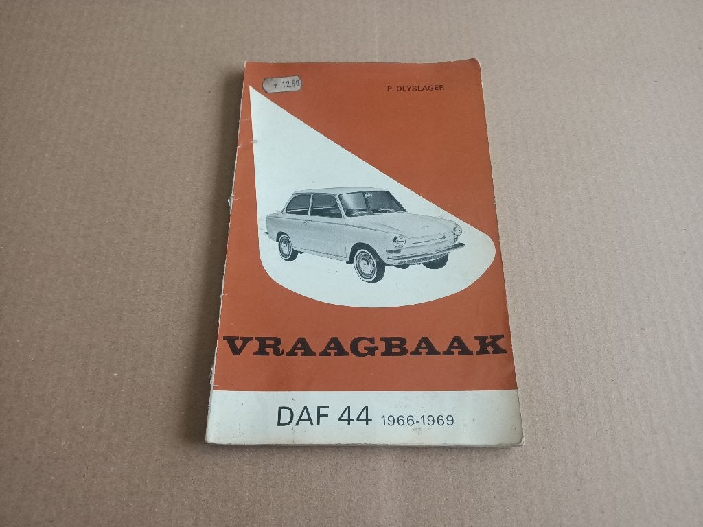 Instructieboekje: DAF 44 (1966-1969), Verzenden