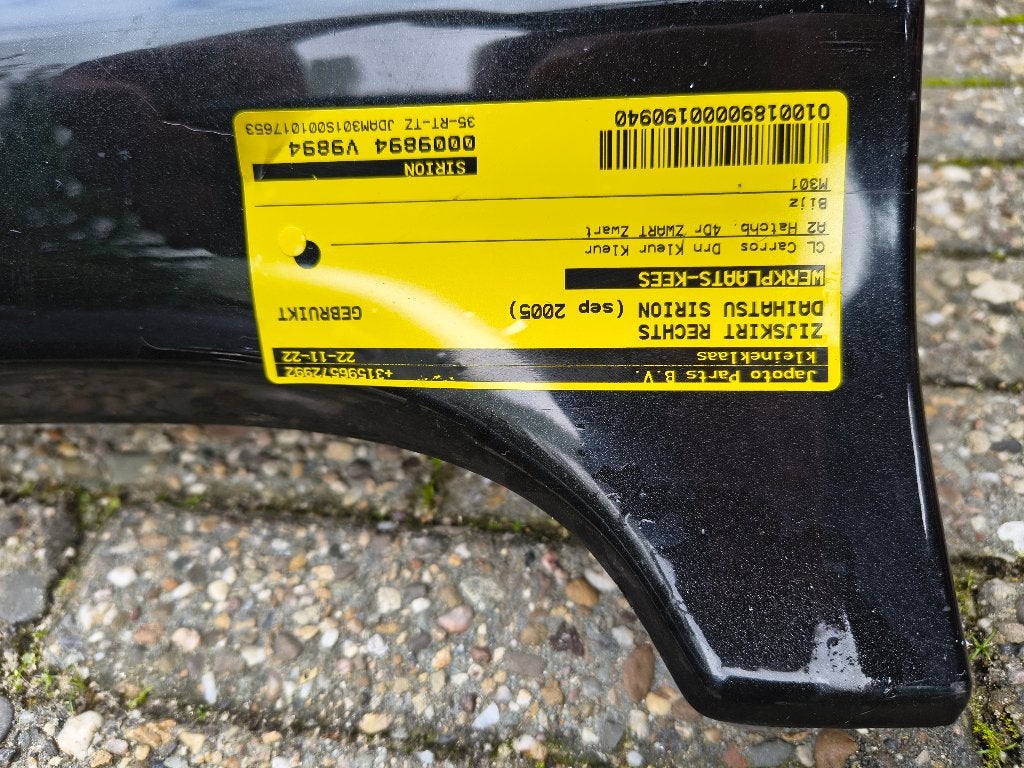Zijskirt Daihatsu sirion, Auto-onderdelen, Ophalen, Gebruikt