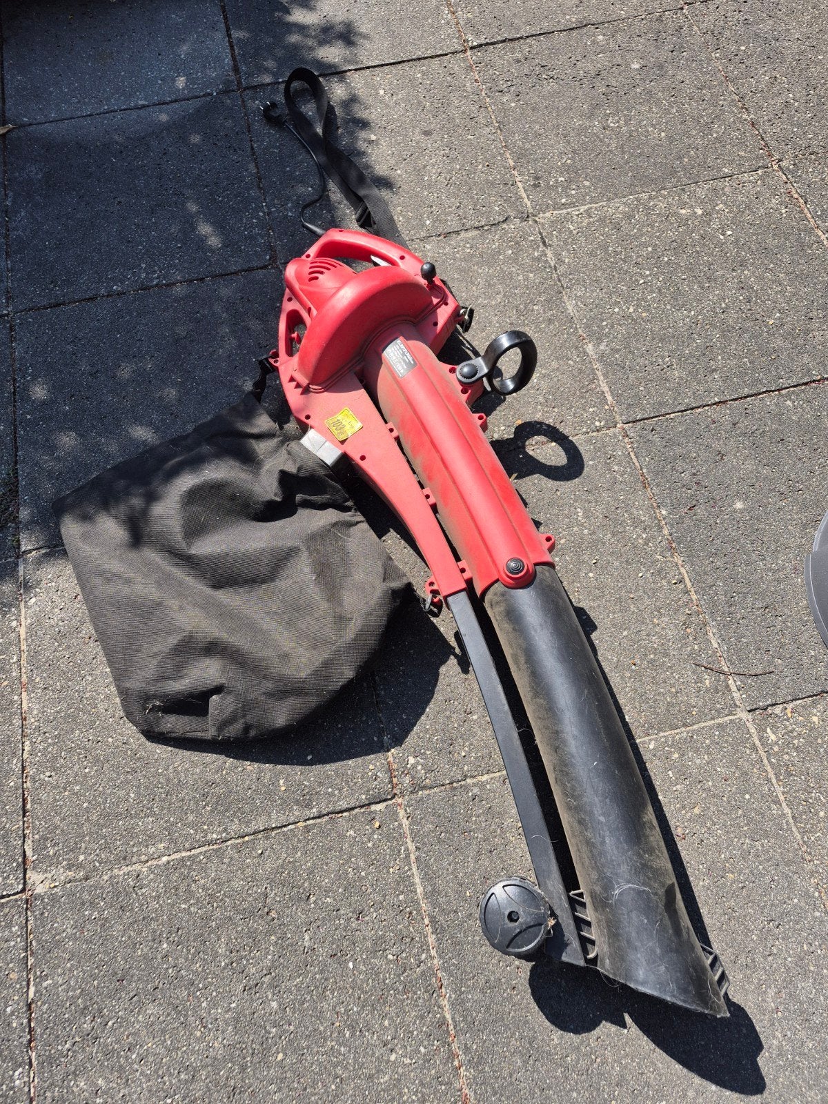 Gamma elektrische bladblazer BR 35V - 3000W, Ophalen, Gebruikt, Met opvangzak, Handgedragen