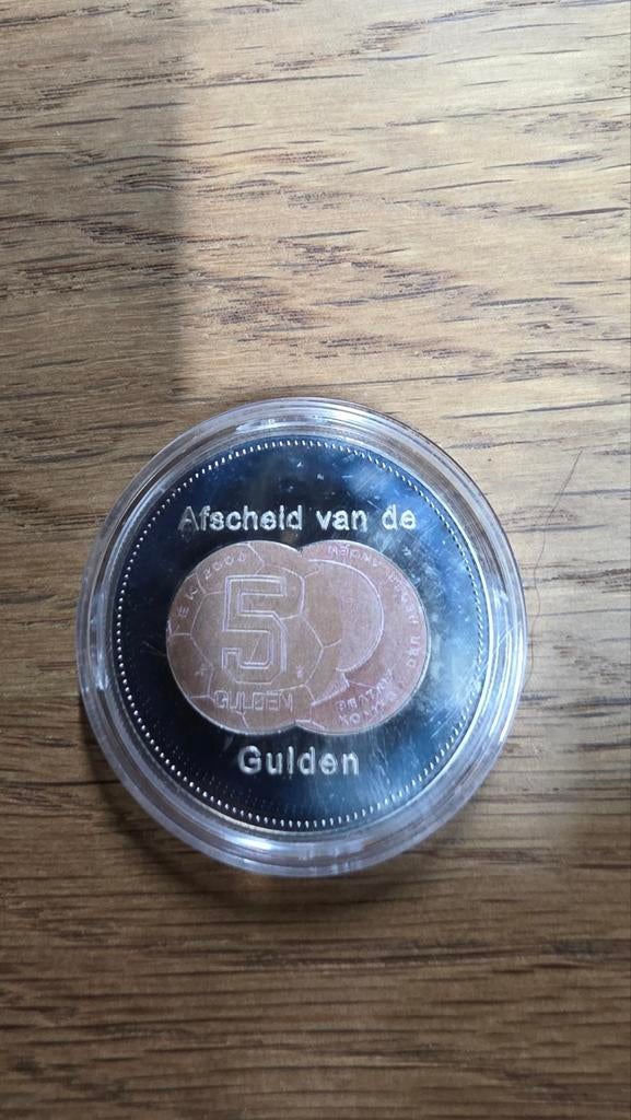 Afscheid van de Gulden 5 Gulden munt 2000, Ophalen of Verzenden, Koningin Beatrix, 5 gulden, Losse munt