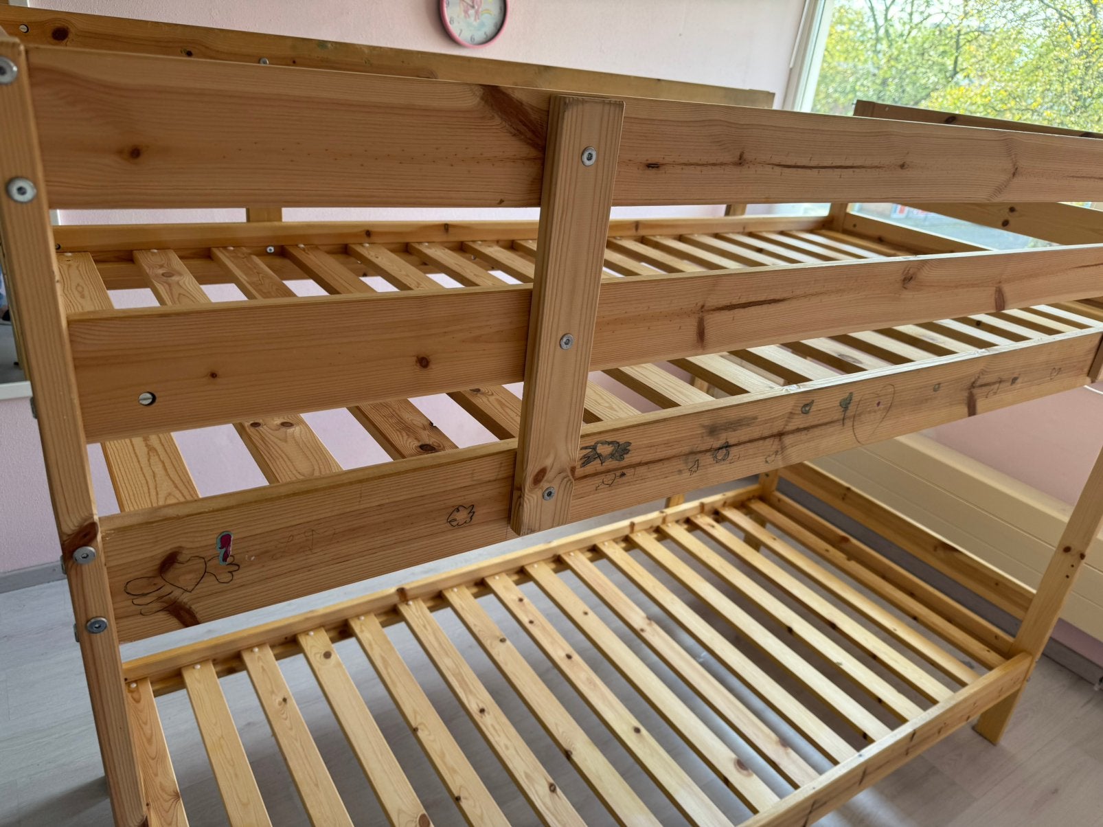 Ikea bankbed plus 2 stoelen, Ophalen, Gebruikt, Eenpersoons, 90 cm