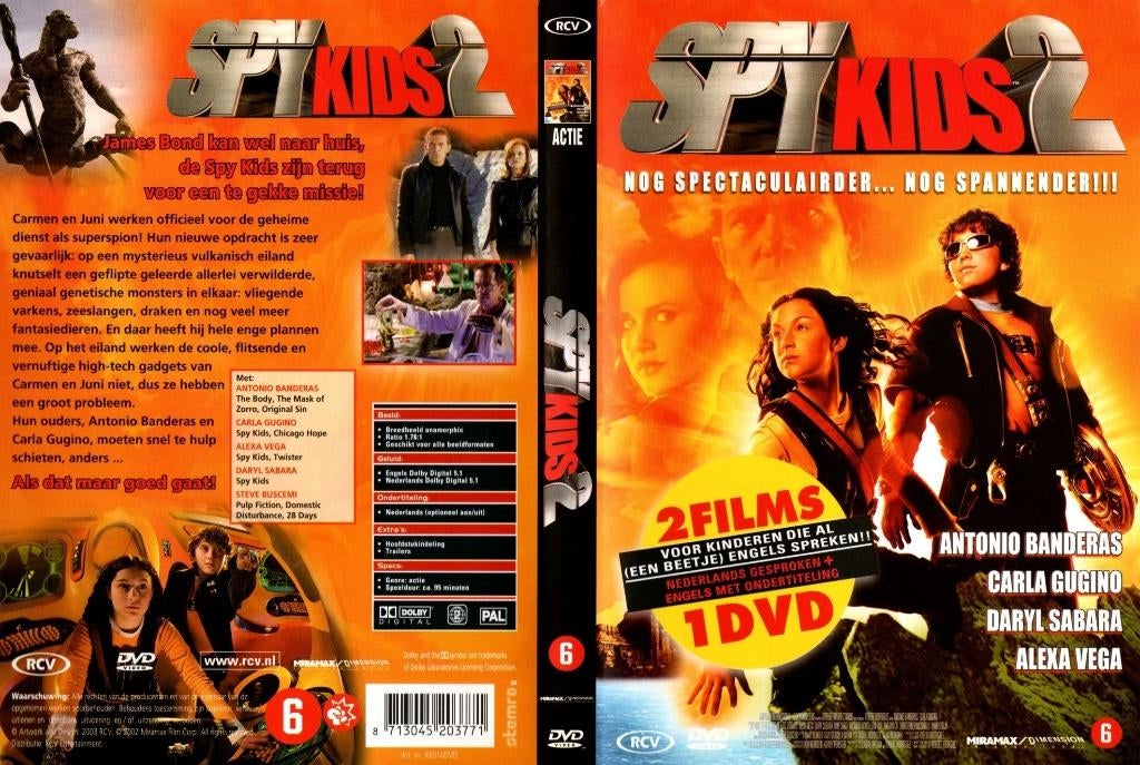 Spy kids 2, Vanaf 6 jaar, Ophalen of Verzenden, Zo goed als nieuw
