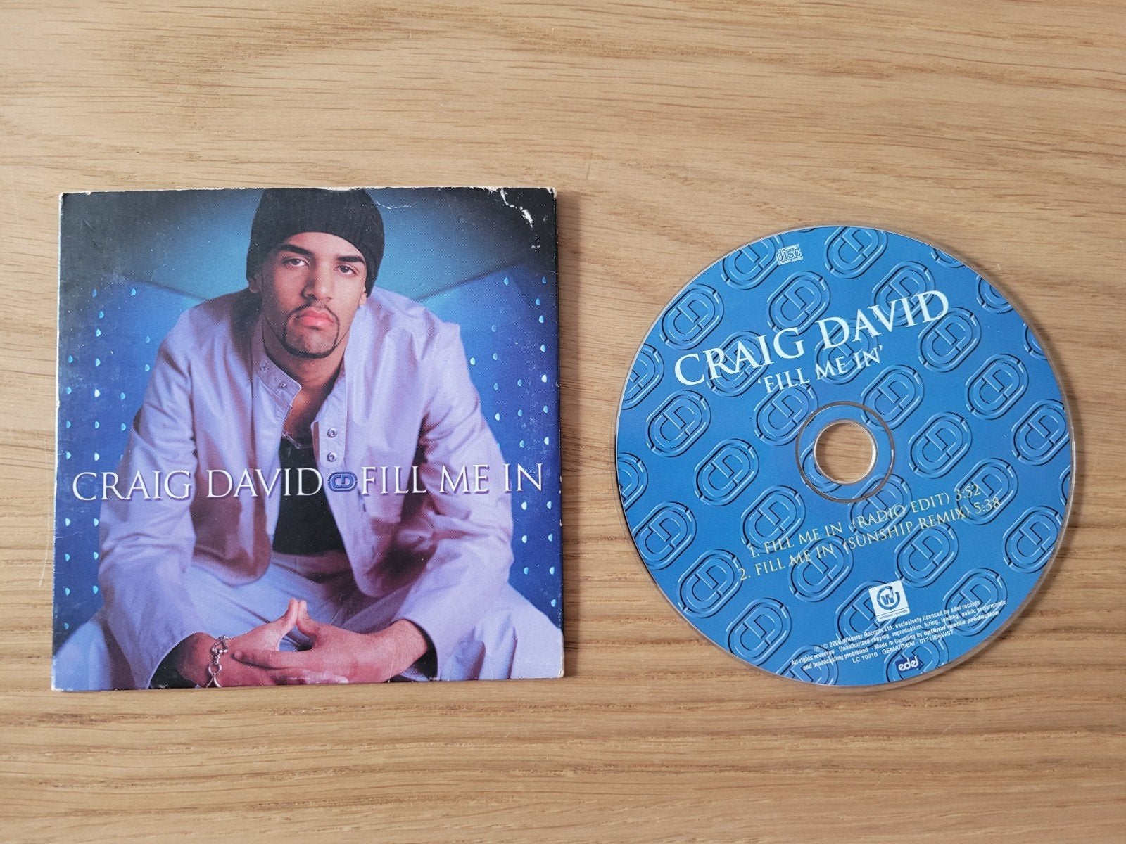 Craig David - Fill Me In CD Single, Cd's en Dvd's, Ophalen of Verzenden, Gebruikt, R&B en Soul