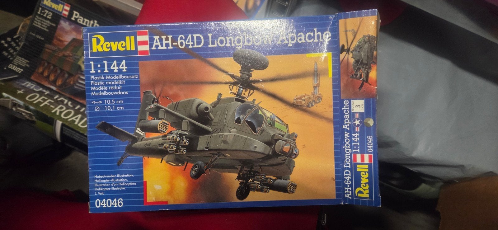 Revell AH-64D Longbow Apache 1:144 Modelbouwdoos, 1:144 tot 1:200, Nieuw, Ophalen of Verzenden, Revell