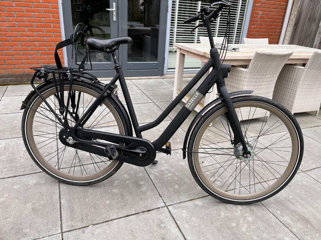 Gazelle Esprit damesfiets frame 54cm 28 inch 3 versnellingen, Fietsen en Brommers, Ophalen, 53 tot 56 cm, Versnellingen, Zo goed als nieuw