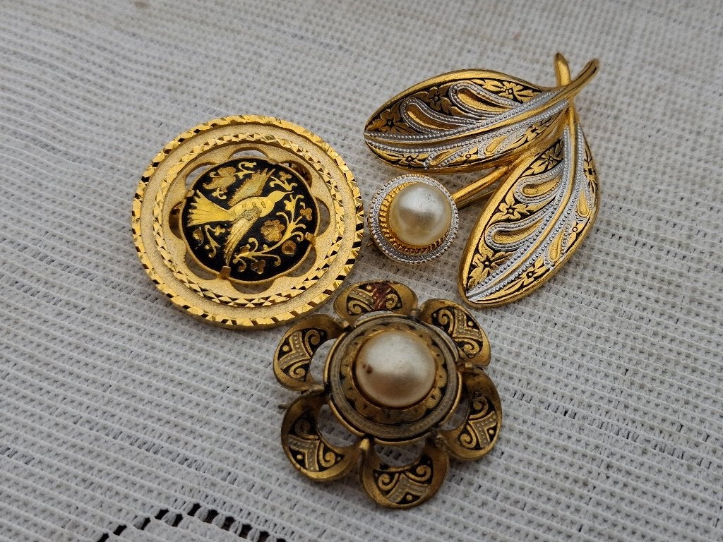 vintage sieraden, Verzenden, Overige materialen, Broche, Met edelsteen