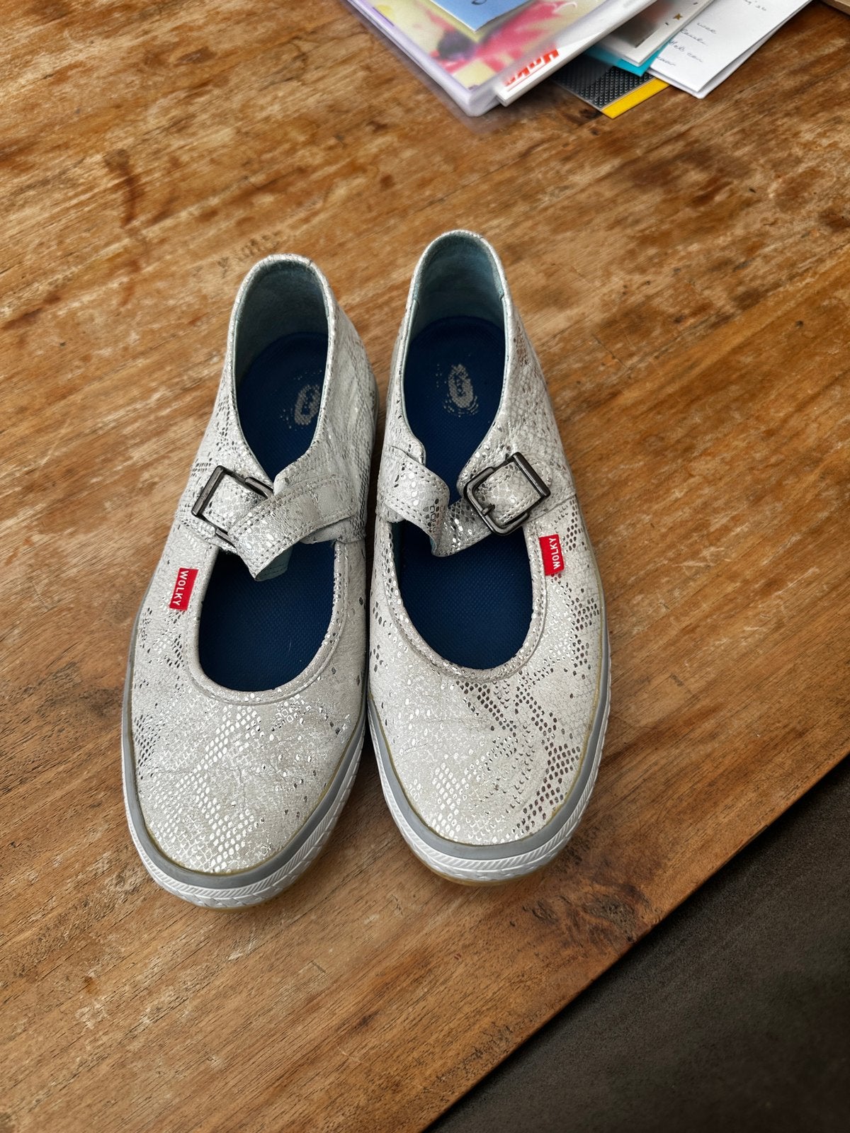 Wolky schoenen wit maat 41, Ophalen, Zo goed als nieuw, Wit, Sneakers of Gympen