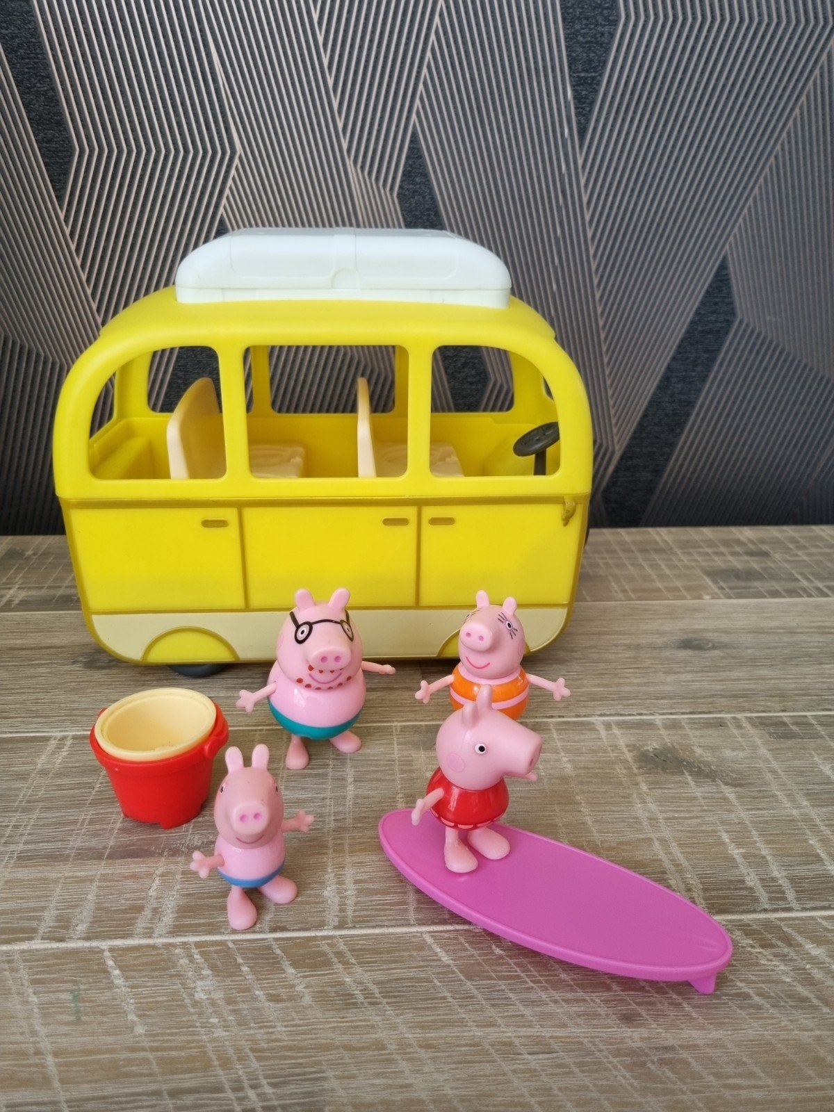 Peppa Pig: Peppa's Strand Camper van Hasbro, Ophalen of Verzenden, Gebruikt