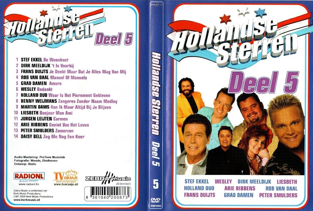 Hollandse sterren, deel 5, Alle leeftijden, Ophalen of Verzenden, Zo goed als nieuw, Muziek en Concerten