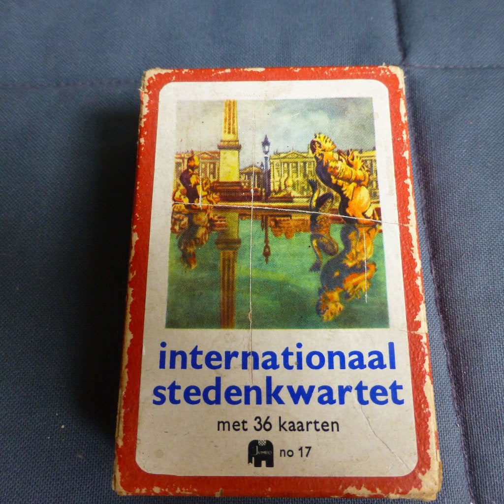 Kwartet Internationale steden van Jumbo, Verzamelen, Ophalen of Verzenden, Gebruikt, Kwartet(ten)