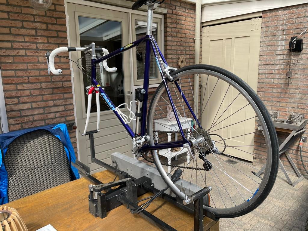 Race fiets +fietsendrager.  60 cm., Ophalen, Minder dan 10 versnellingen, Staal, Giant