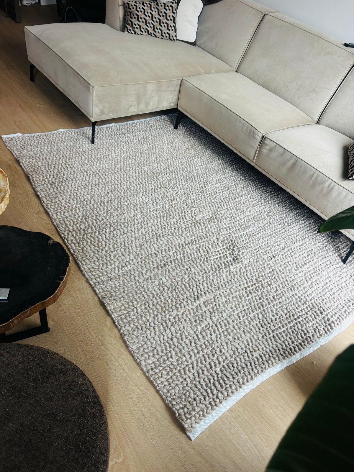 Nieuw kleed Jaipur Klein 150x200cm van De Bosrand, Beige, 150 tot 200 cm, Nieuw, Ophalen of Verzenden