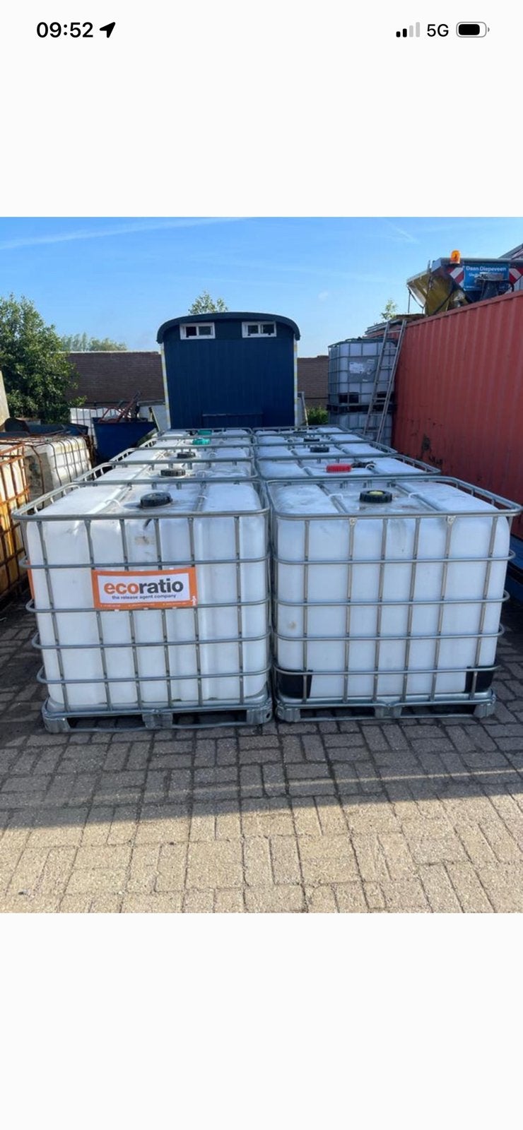 Ibc, 150 liter of meer, Ophalen, Zo goed als nieuw