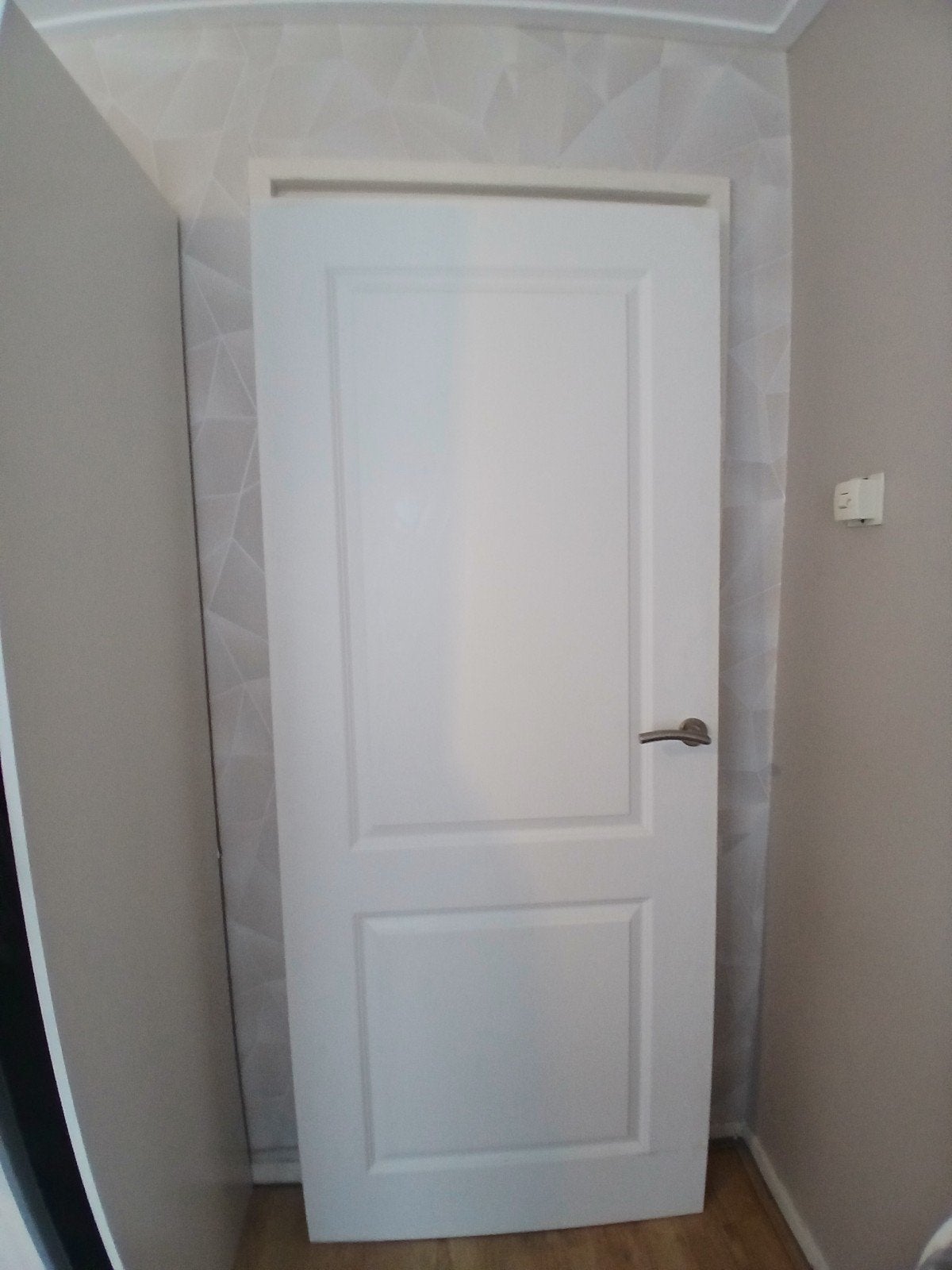 NIEUW Witte binnendeur 83x201,5 cm met beslag, Ophalen, Gebruikt, 80 tot 100 cm, Binnendeur