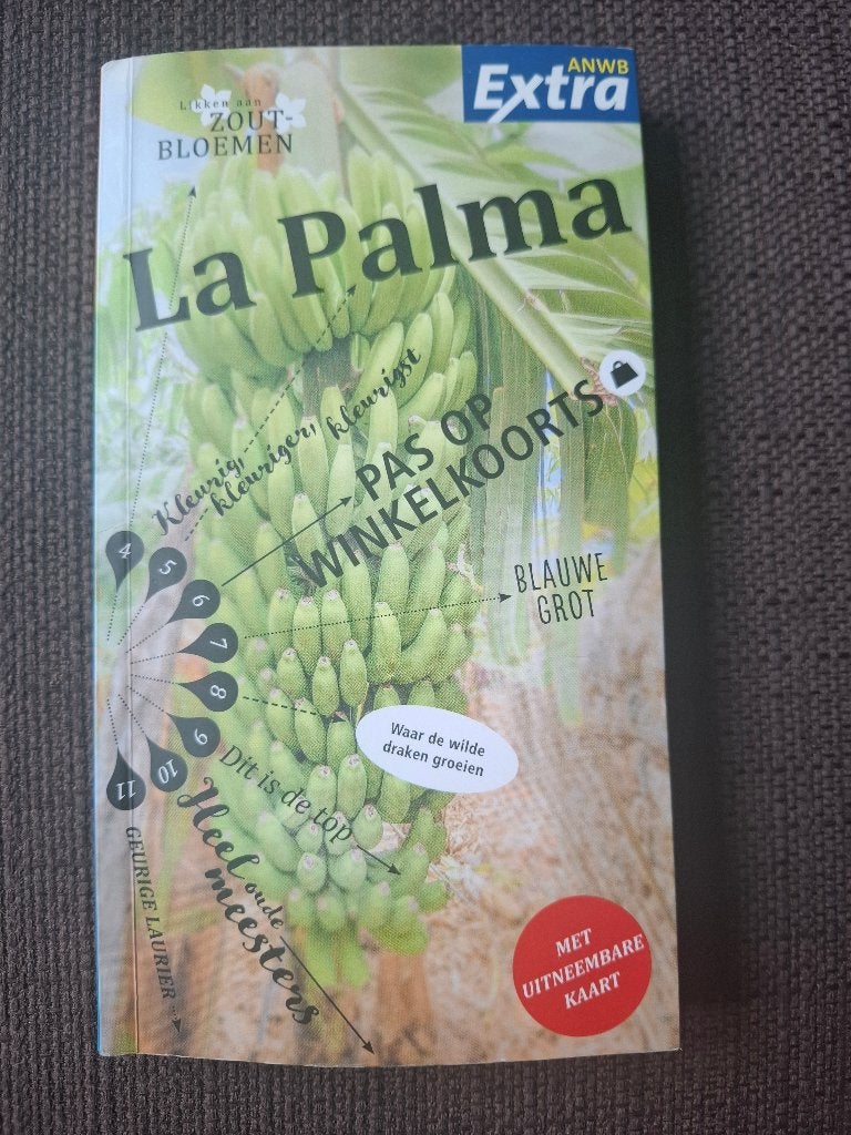 ANWB Extra Reisgids La Palma - Ontdek het Canarische Eiland, Boeken, Europa, Ophalen of Verzenden, Reisgids of -boek, ANWB