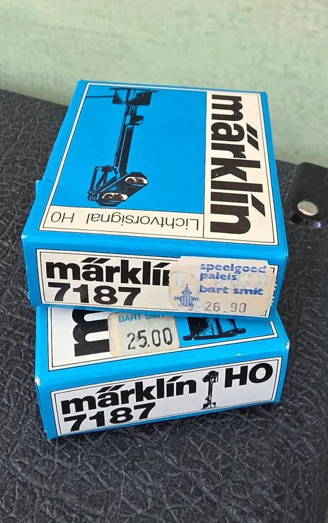 2x Märklin 7187 lichtvoorseinen H0, Hobby en Vrije tijd, Modeltreinen | H0, Ophalen of Verzenden, Wisselstroom, Wagon, Märklin