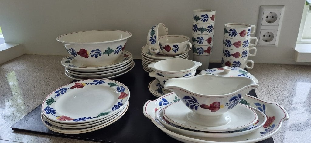 servies, Ophalen, Gebruikt, Overige merken, Landelijk/Boerenbont