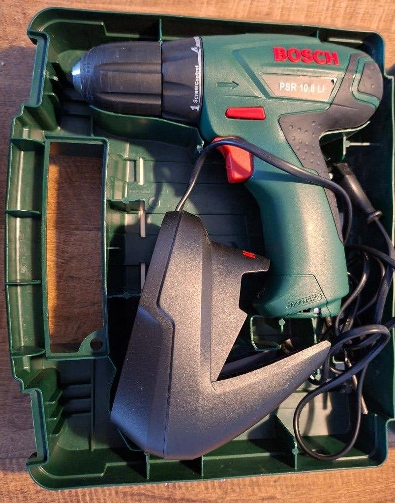 Bosch accu schroefboormachine PSR 10,8 Li, Ophalen, Gebruikt, Variabele snelheid, Boor- en Schroefmachine