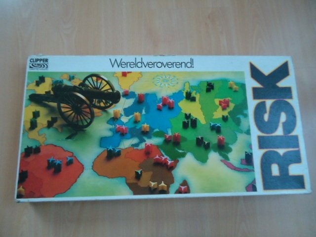 Risk, wereldveroverend bordspel, Clipper witte doos, Hobby en Vrije tijd, Gezelschapsspellen | Bordspellen, Vijf spelers of meer