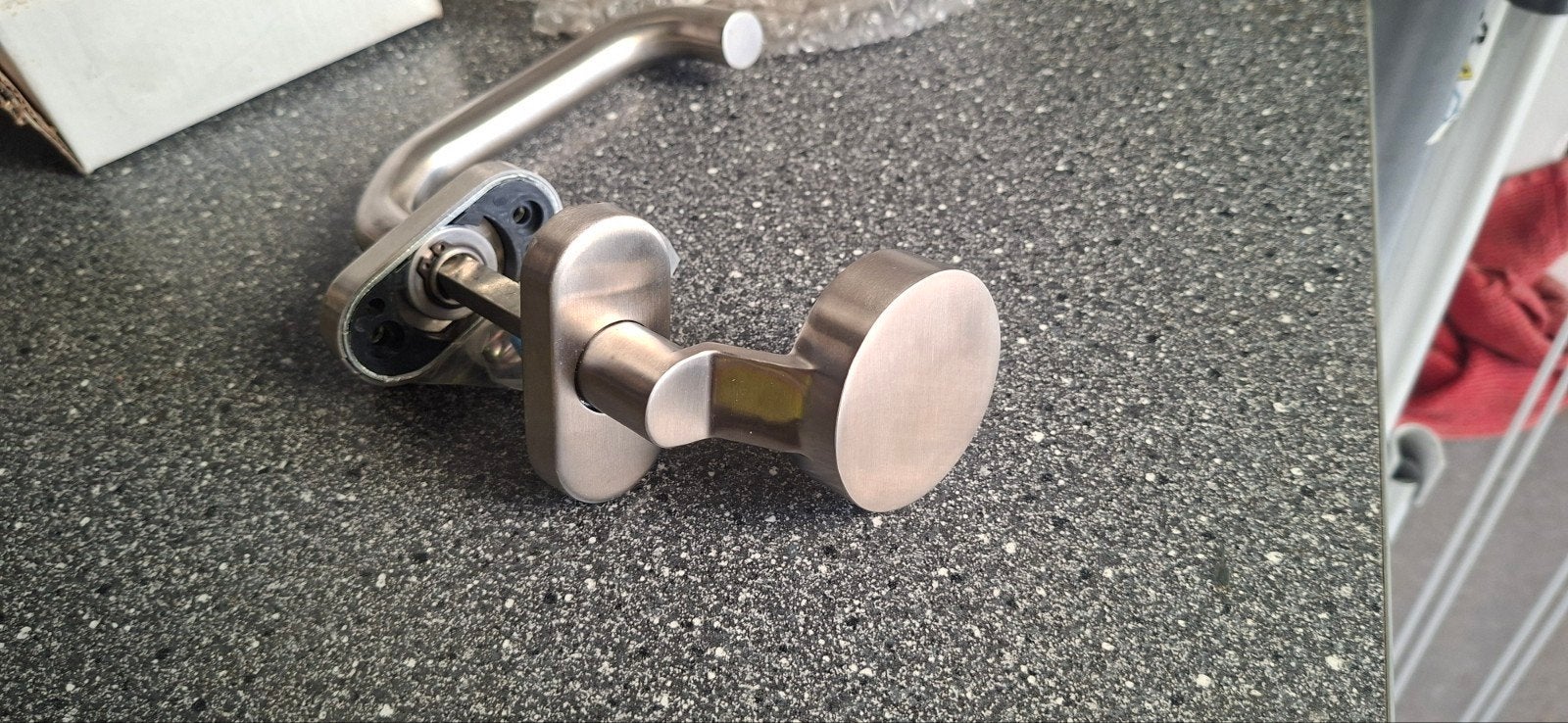 RVS Kruk-knop, Doe-het-zelf en Verbouw, Deuren en Horren, Ophalen, Nieuw, Buitendeur, Minder dan 200 cm