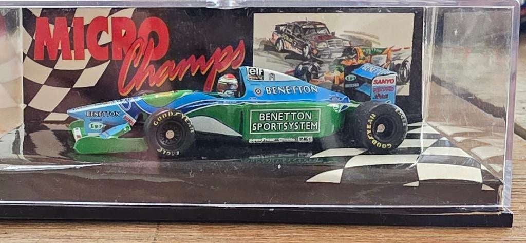 Micro Champs Jos Verstappen Benetton B194 Schaal 1:64, Hobby en Vrije tijd, Ophalen of Verzenden, Auto
