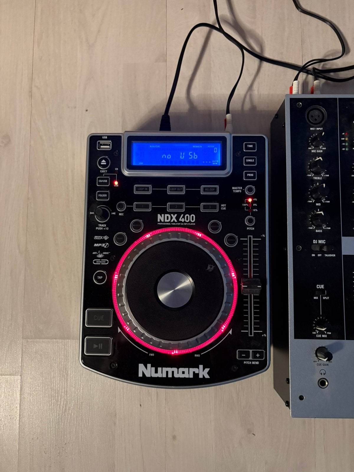 Numark DJ-set: 2x NDX400 + M6 USB Mixer, Ophalen of Verzenden, Zo goed als nieuw, Numark