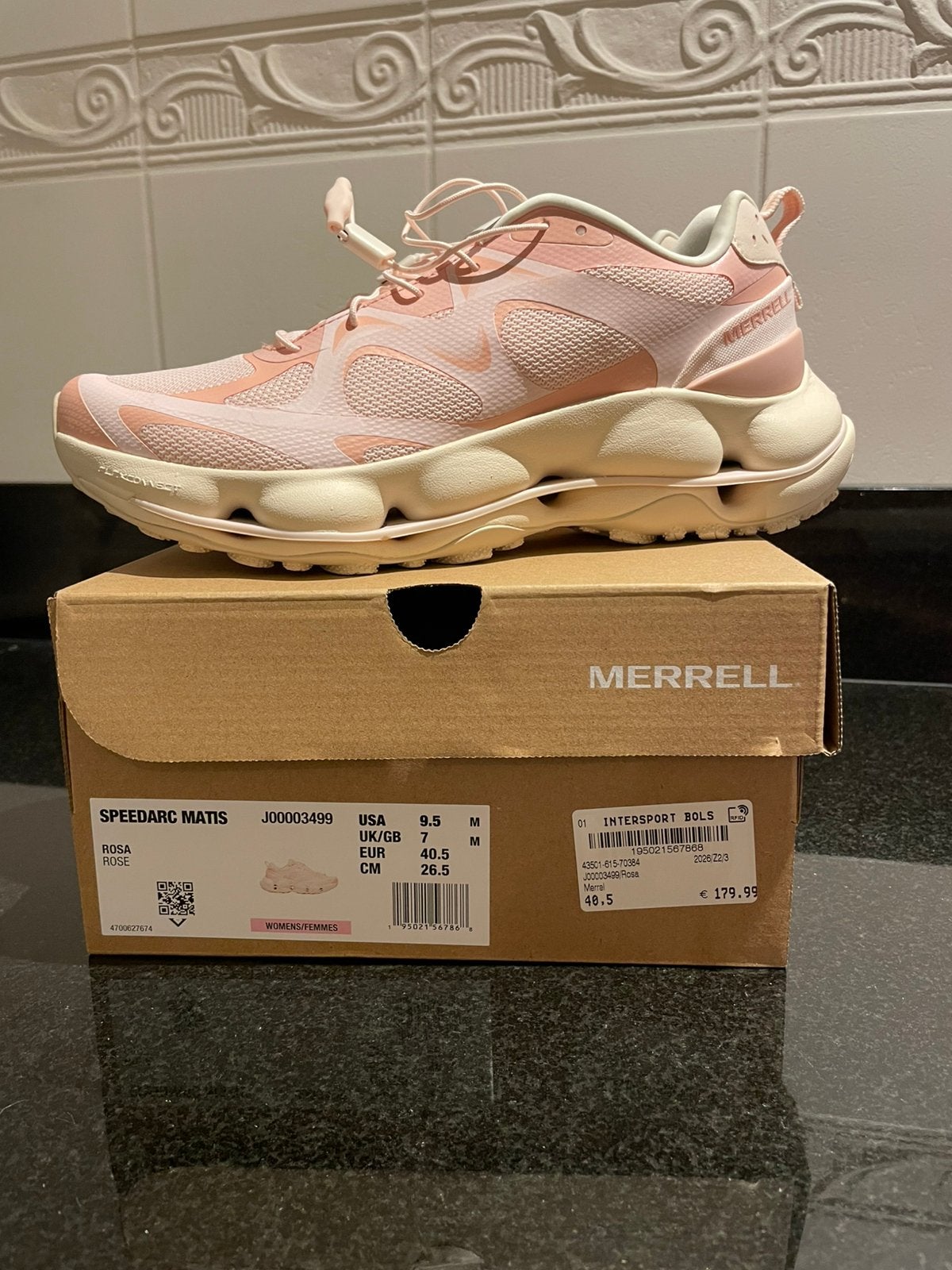 Merrell wandelschoenen roze maat 40,5, Ophalen of Verzenden, Zo goed als nieuw, Schoenen