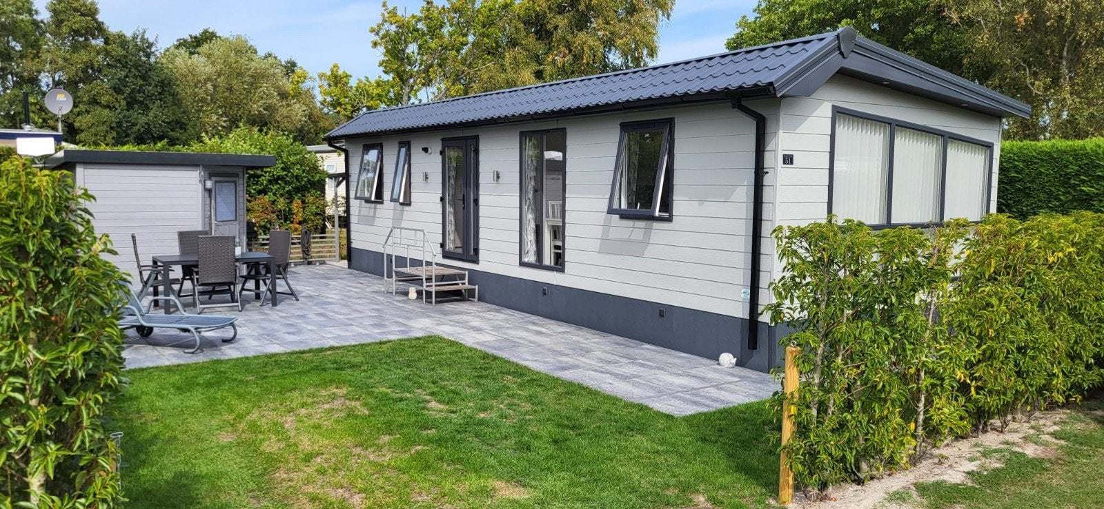 Zo goed als nieuwe Stacaravan/Chalet in Ouddorp, Zuid-Hollan, Tot en met 4