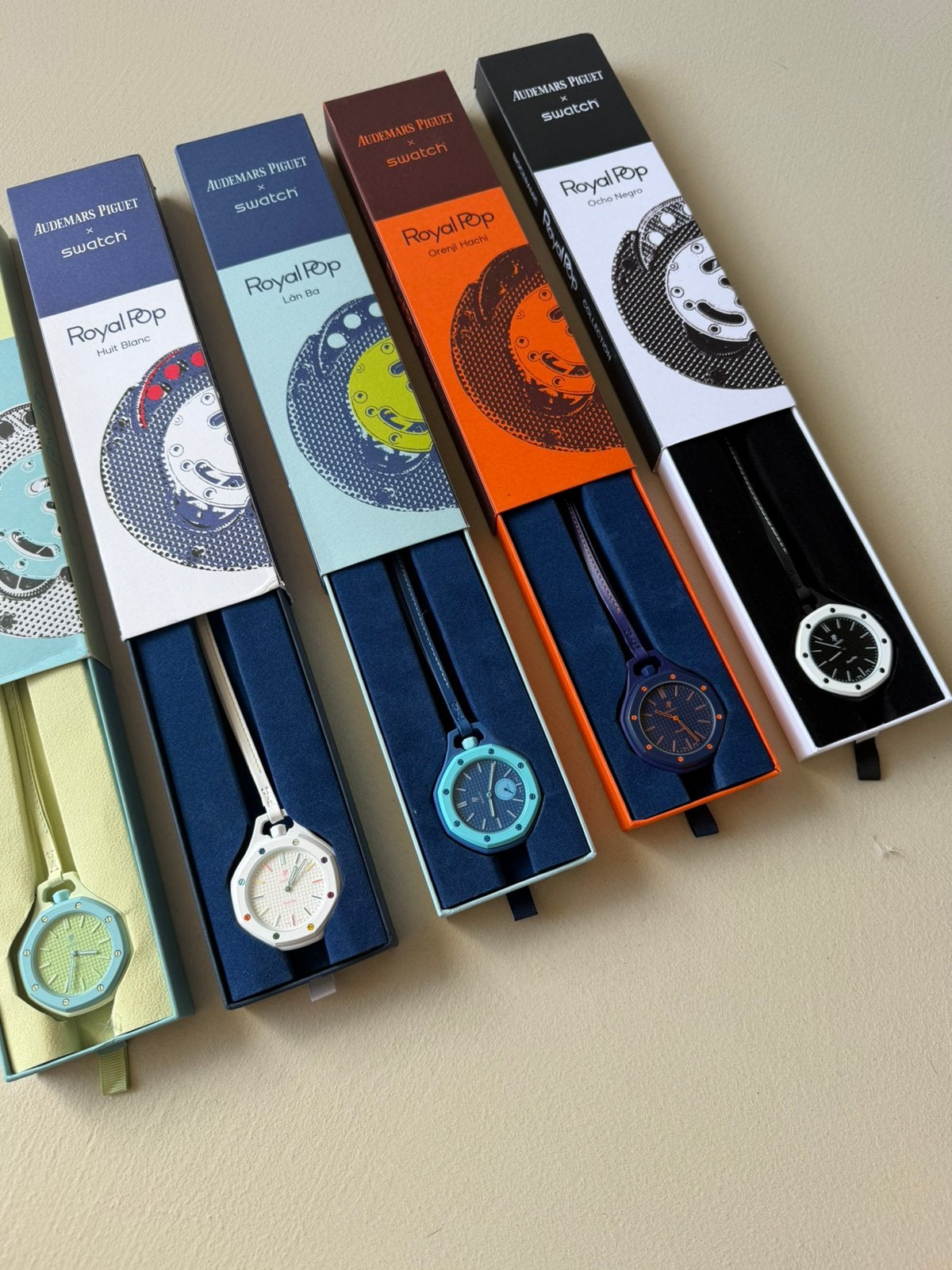 AP swatch horloges kleuren, Ophalen, Zo goed als nieuw, Bad & Douche