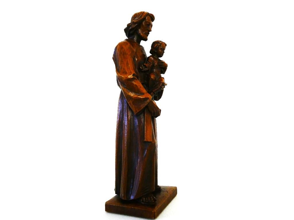 Beeld Heilige Jozef met kindje Jezus op de arm, Ophalen of Verzenden