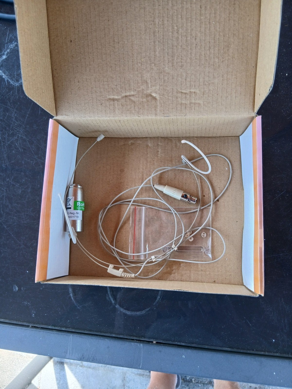 Mc Crypt Headset Condensatormicrofoon met XLR-adapter, Ophalen, Nieuw, Zangmicrofoon