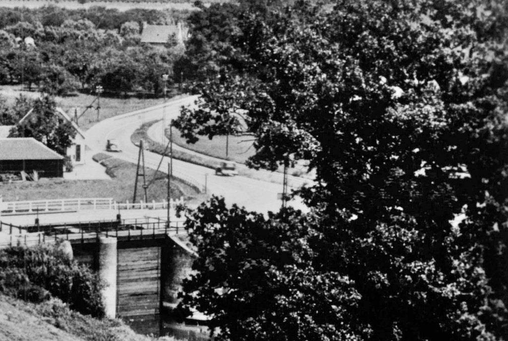 968056	Rhenen	Grebbe	Utr Panorama	1942	Gelopen, Ophalen of Verzenden, 1940 tot 1960, Gelopen, Utrecht
