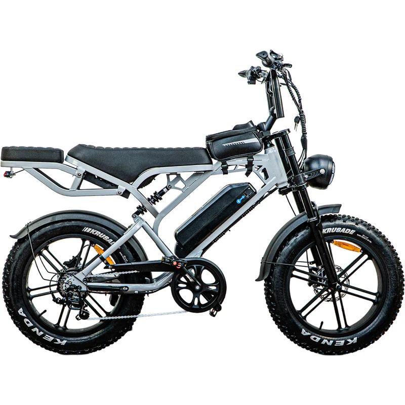 QMWHEEL V20 Pro Fatbike 60KM Nardo Grey | €849 NIEUW, Fietsen en Brommers, Elektrische fietsen, Nieuw, Overige merken, 59 cm of meer