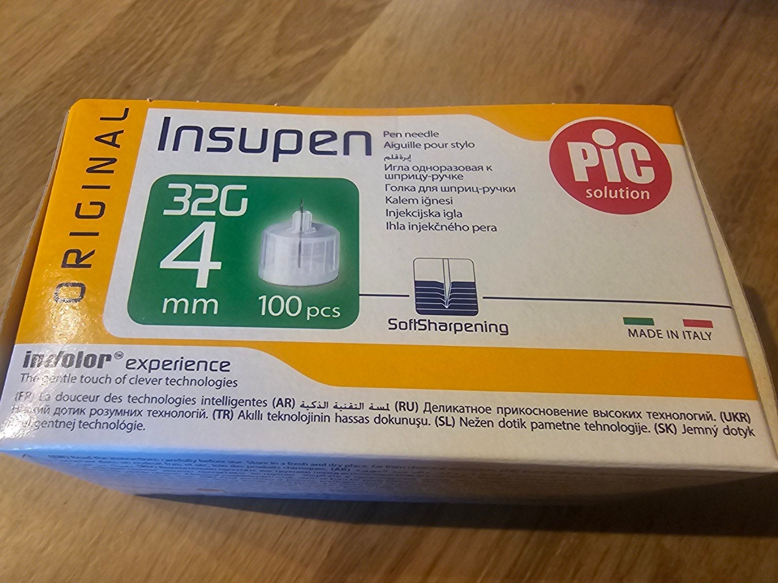 Insuline pennaalden 32g 4 mm 100 stuks per doos, Ophalen of Verzenden, Nieuw
