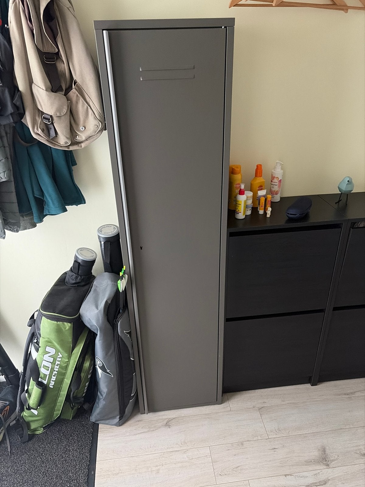 Ivar locker - 2 stuks - Grijs metalen kast, Ophalen, Gebruikt