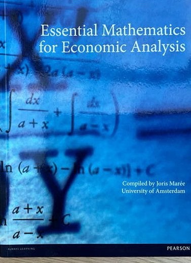 Essential Mathematics for Economic Analysis - Joris Marée, Boeken, Ophalen of Verzenden, Gamma, Zo goed als nieuw, WO