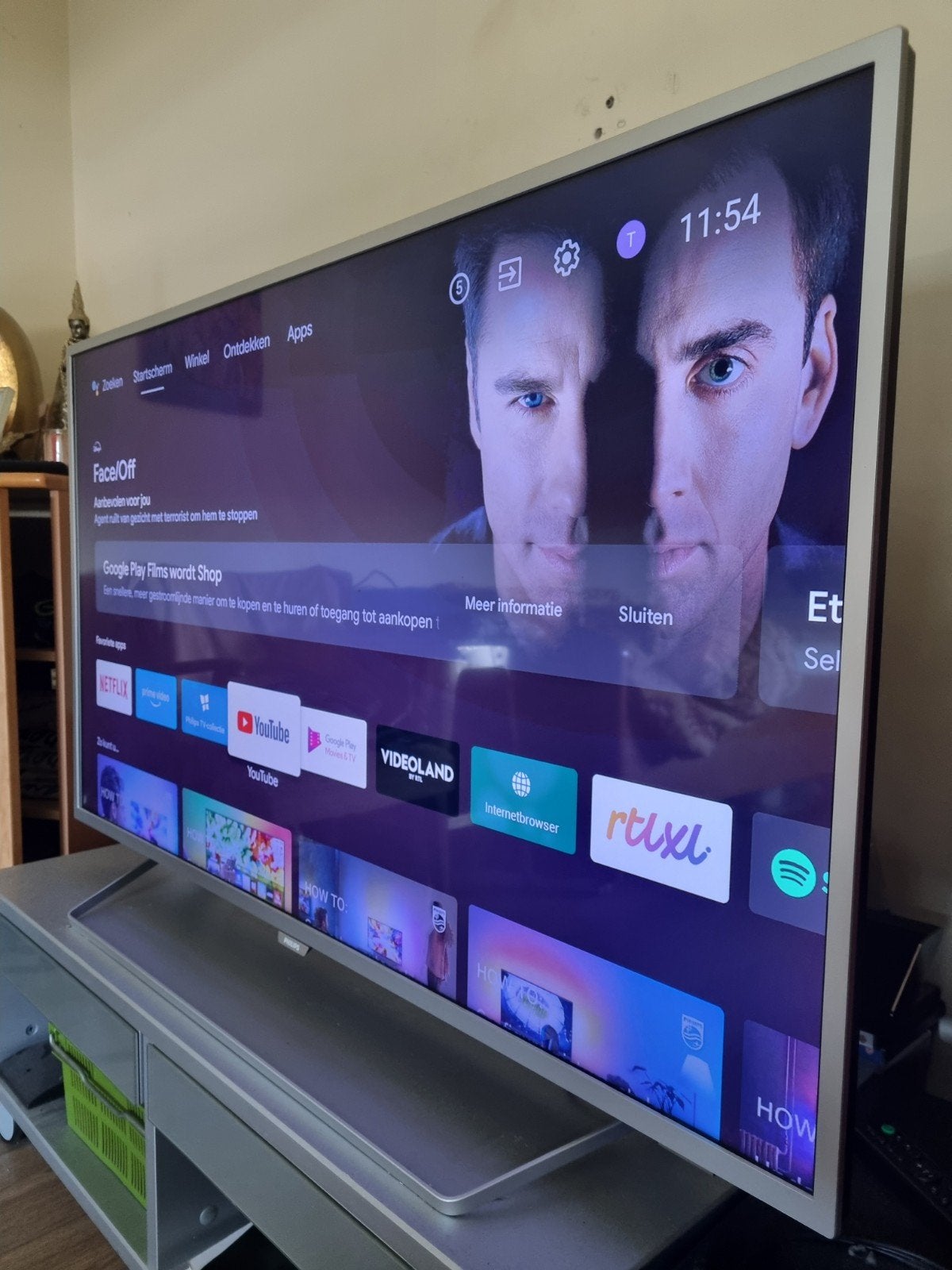 50 inch philips ambilight Android LED smart tv WiFi Netflix, Ophalen, Philips, 50 Hz, Zo goed als nieuw