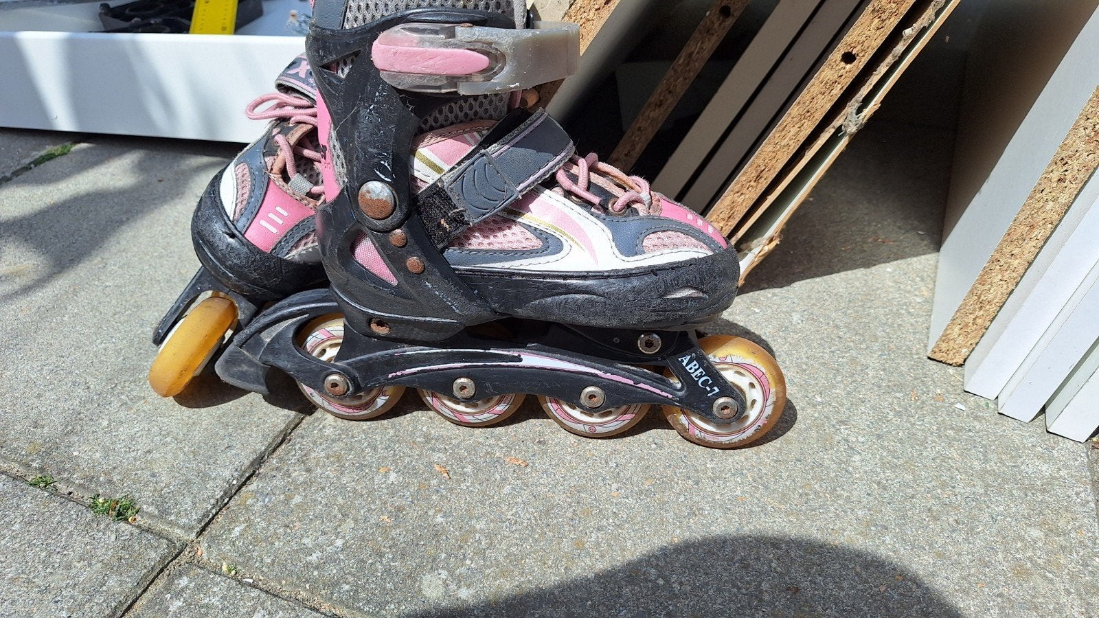 Axer inline skates - Maat 30-33 - Roze/Zwart, Overige merken, Kinderen, Ophalen of Verzenden, Inline skates 4 wielen