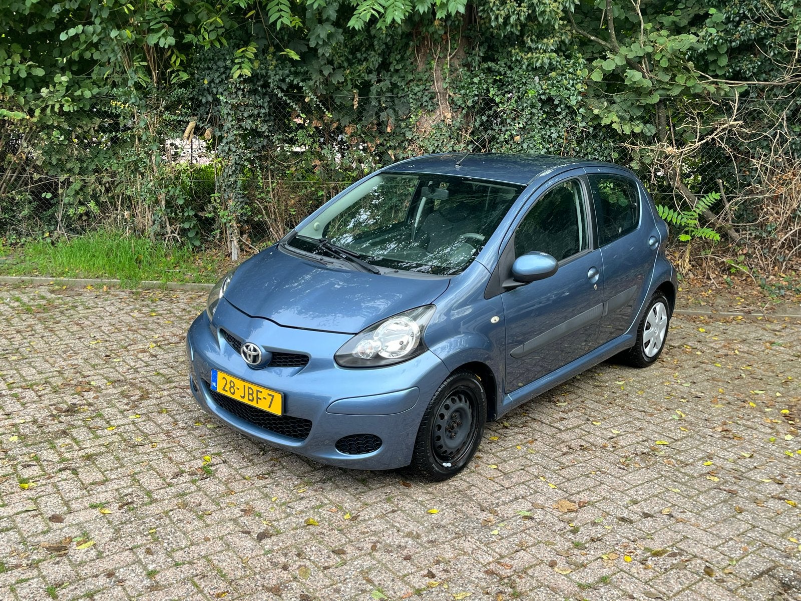Toyota Aygo 1.0 12V Vvt-i 5DRS 2009 Blauw, Voorwielaandrijving, Stof, Zwart, 68 pk