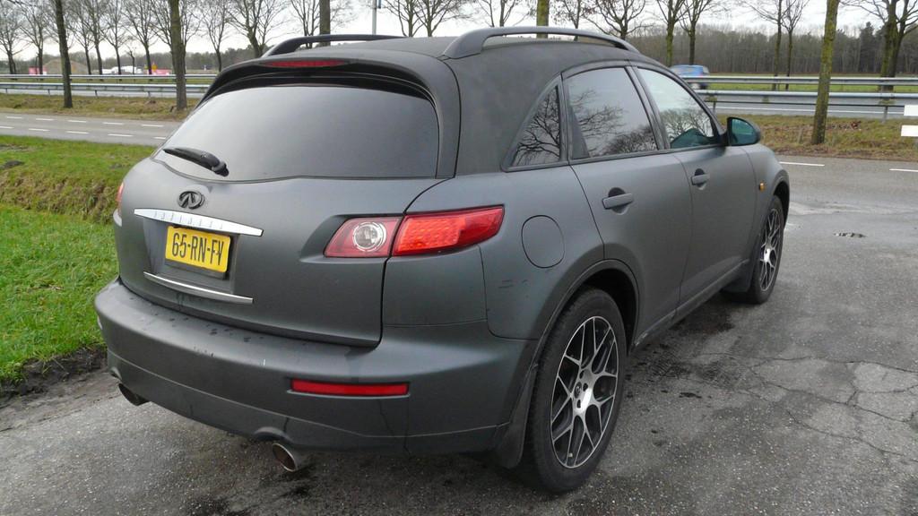 Infiniti FX 35Automaat,Custom wrapped,Apple-play,Custom uitl, Auto's, Infiniti, Automaat, Achterwielaandrijving, Gebruikt, Zwart