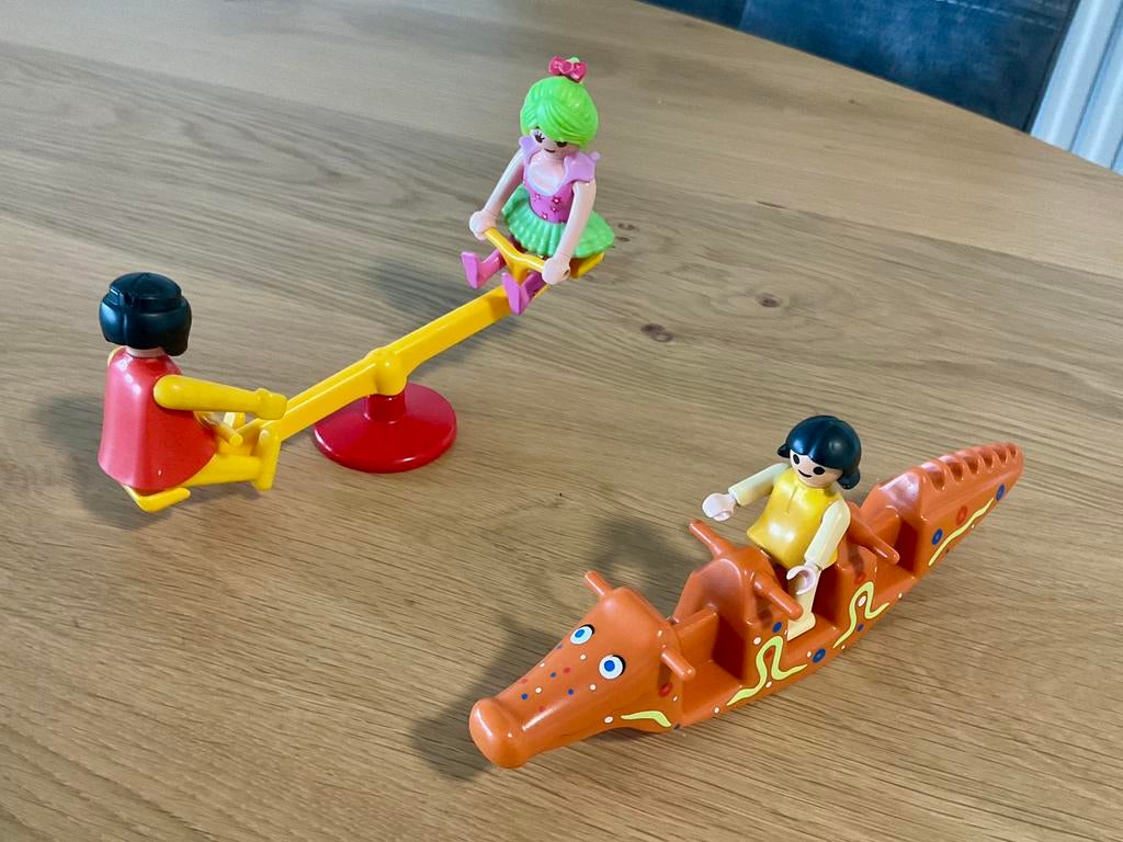 Playmobil : Wippen o.a. een Krokodillen wip, Ophalen, Gebruikt
