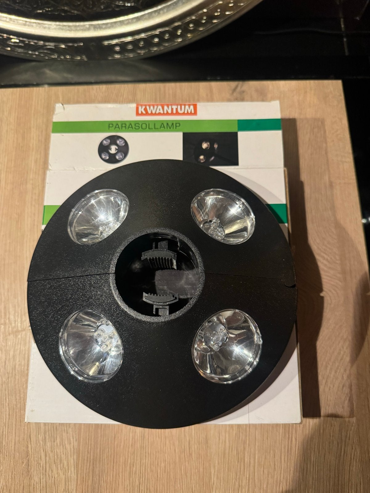Kwantum Parasollamp - Nieuw in doos, Kunststof, Minder dan 50 watt, Overige typen, Ophalen of Verzenden
